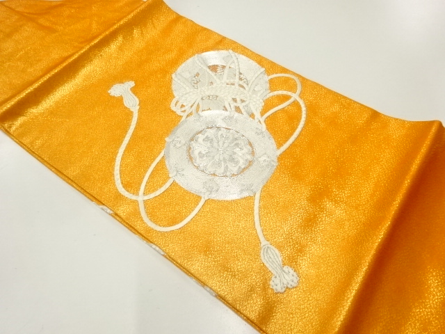 JAPANESE NAGOYA OBI / EMBROIDERY / FLOWER BUD